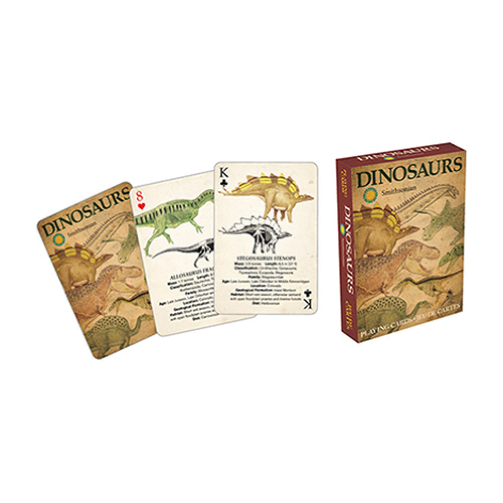 Smithsonian Dinosaurs Playing Cards
