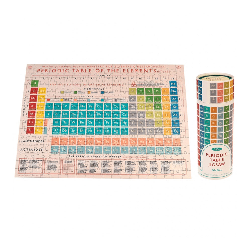 Periodic Table Jigsaw Puzzle in a Tube 300 Piece