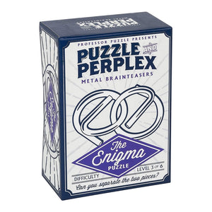 The Enigma Puzzle: Puzzle and Perplex Metal Brainteasers - Professor Puzzle