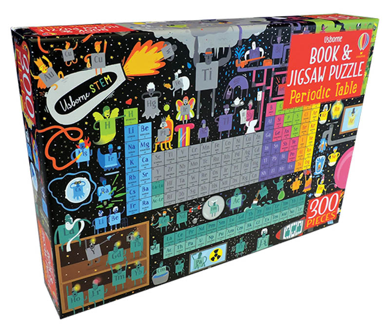 Periodic Table Jigsaw Puzzle: Book and Jigsaw Pack by Usborne