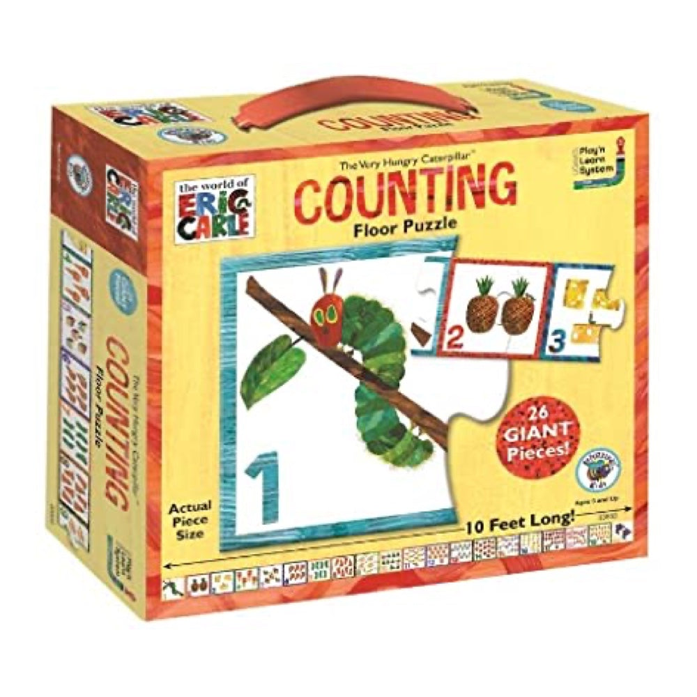 The Very Hungry Caterpillar by Eric Carle: Counting Floor Jigsaw Puzzle