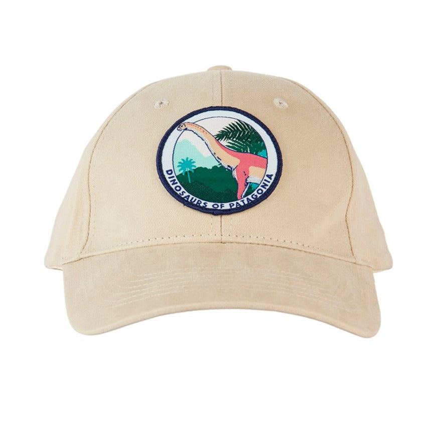 Natural Cap with Patagotitan Woven patch: Dinosaurs of Patagonia: WA Museum Exclusive