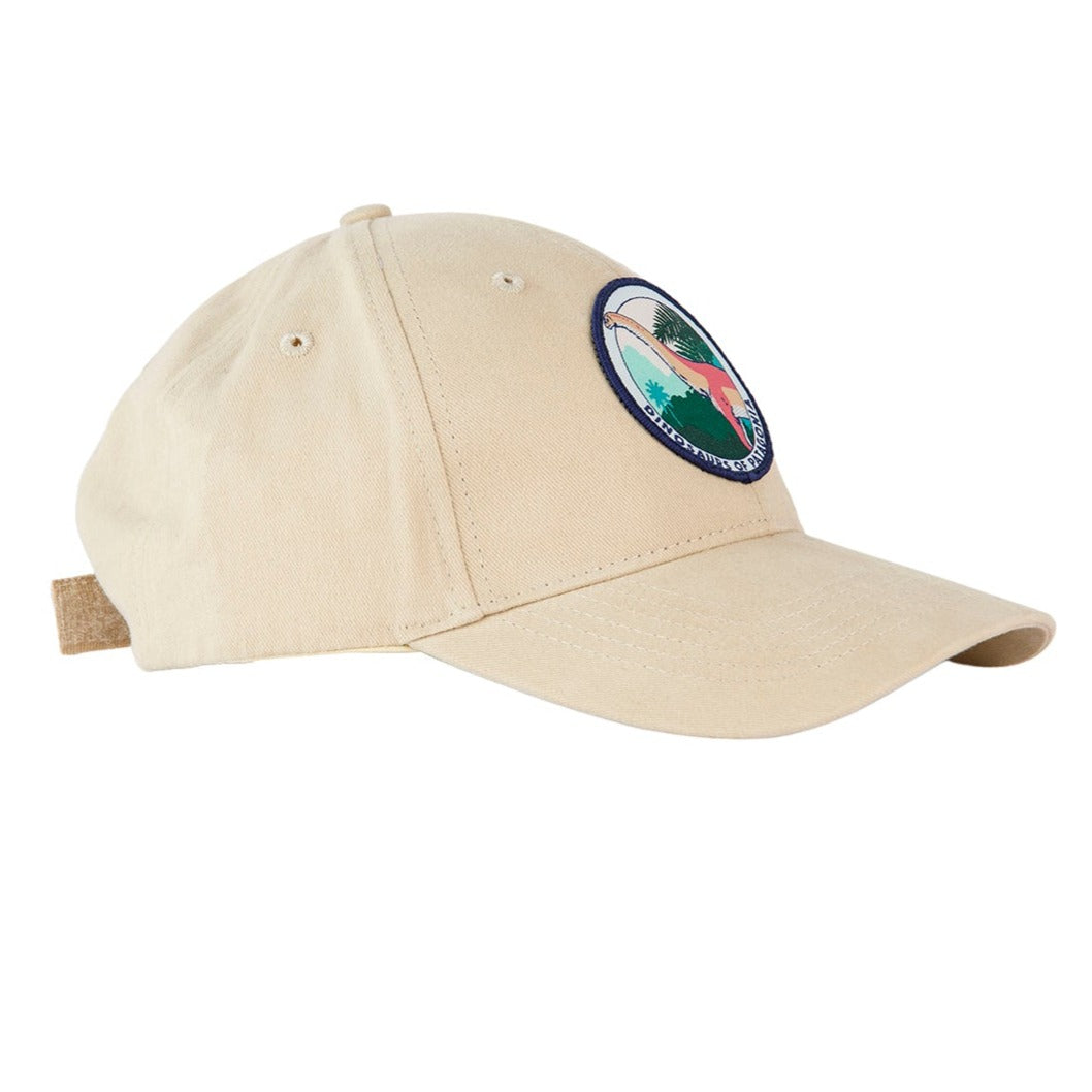 Natural Cap with Patagotitan Woven patch: Dinosaurs of Patagonia: WA Museum Exclusive