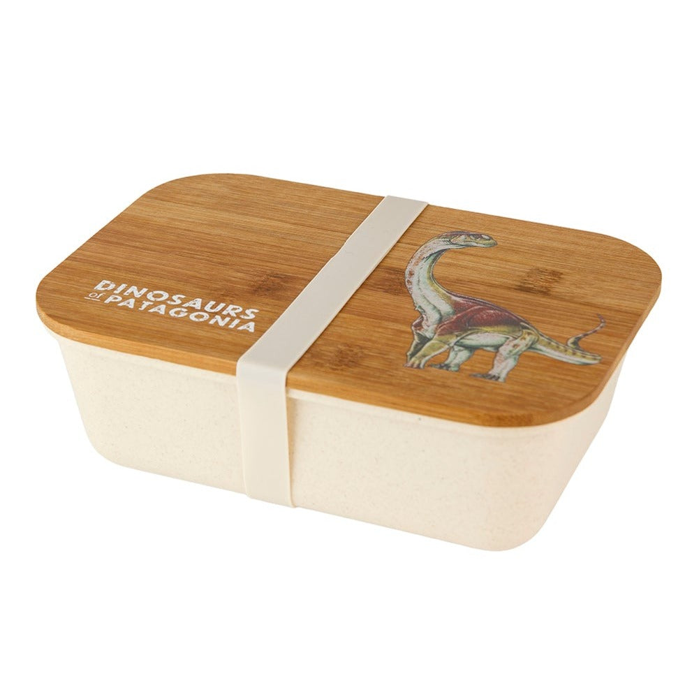 Natural Lunch Box with Bamboo Lid: Dinosaurs of Patagonia: WA Museum Exclusive