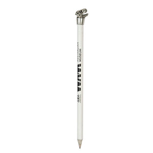 Dinosaur Skull Pewter Pencil Topper and WA Museum Pencil