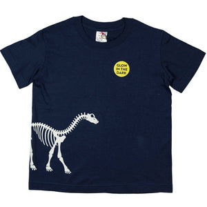Glow in the dark Dinosaur Skeleton kids T-Shirt