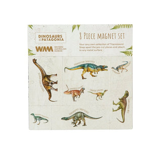 Set of 8 Magnets: Dinosaurs of Patagonia: WA Museum Exclusive