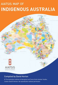Aboriginal Australia Maps - Flat Wall Large - 120cm x 85cm David Horton