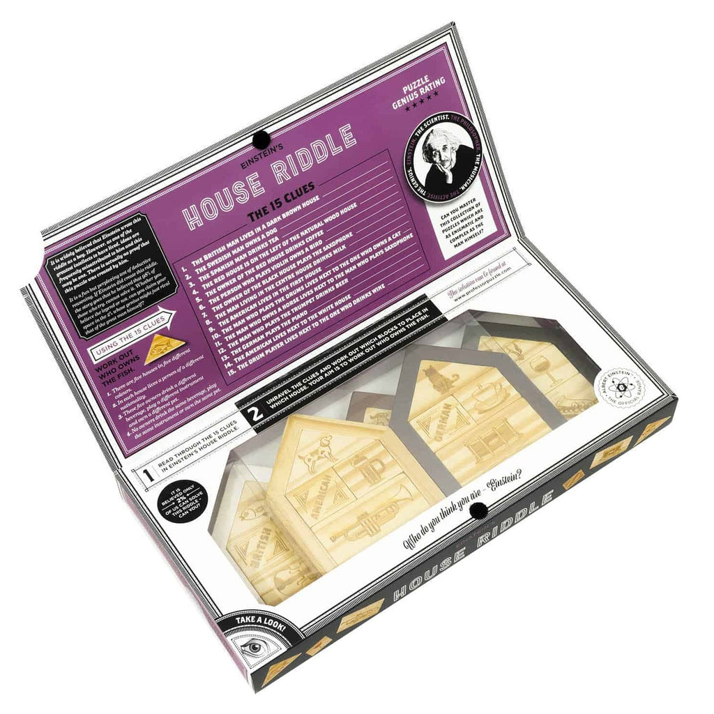 Einstein's House Riddle - Professor Puzzle – Western Australian Museum ...