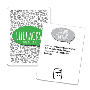 The Amazing Life Hacks Card Game Tin