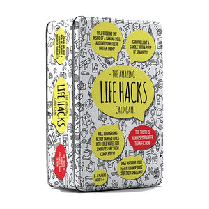 The Amazing Life Hacks Card Game Tin